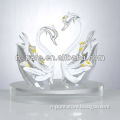 Beautiful Crystal Swan Craft for Wedding Gift